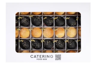 Box miniburgerów