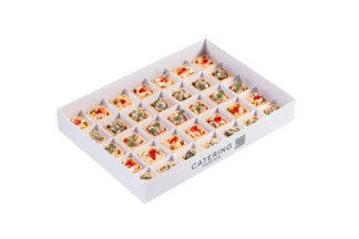 Box z sałatkami w tartaletkach nr 2 wersja bezglutenowa
